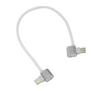 Qudinip Right Angle Type C to Type C Data Cable for Mini/Mini 2/AIR 2/AIR 2S Drones, Durable Nylon, Fast Image Transfer, 1 Unit