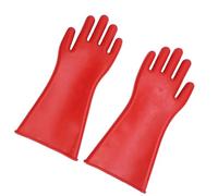 Qudinip Rubber Insulated Gloves 12000V Class 2 Electrical Insulating Gloves for Safety Work 1 Pair