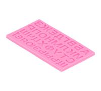 Qudinip Russian Letters Mold - Durable Silicone Cake and Chocolate Mold for DIY Baking and Crafts - Ideal for Home and Bakery - Pink - 87g (Pink)