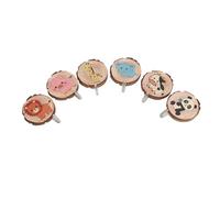 Qudinip Self Adhesive Cartoon Wall Hooks Cute Animal Design for Kids Closet