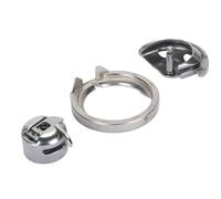 Qudinip Sewing Machine Hook Bobbin Case Set, Stainless Steel Bobbin Case with Shuttle Race Cover, for Singer 1105 1107 1116 1120 1130 12 1304 1306 1408 1409 1507 1525 17 25 1732 1748