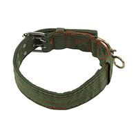 Qudinip Sheep Collar, Wear Resistant Canvas and Metal Collar with Double Row Explosion Proof Pin Buckle, for Cow Goat Sheep Farm Animal (S)