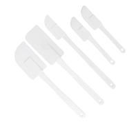 Qudinip Silicone Wax Spatulas Set Non-Stick 5pcs Reusable Waxing Applicator for Home and Salon Use