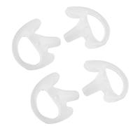 Qudinip Soft Eco-Friendly Silicone Two Way Radio Ear Mold Replacement for Comfortable Use During Communication 4 Pack (Large 2 Pair)