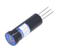 Qudinip Soil Temperature Humidity Conductivity Sensor High Precision Quick Response for Gardeners 7.3in Handheld Stainless Steel