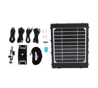 Qudinip Solar Panel, Monocrystalline Silicone 8000mAh Solar Charger with USB Ports, for Trail Camera Game Camera Outdoor Equipment