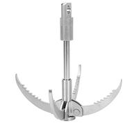 Qudinip Stainless Steel Climbing Grappling Hook Durable Folding Design for Outdoor Survival Activities Adventure Disaster Relief