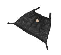 Qudinip Storage Bag for Baby Stroller, Cute Polyester Fiber Organizer for Diapers and Essentials, Perfect for On-the-Go Parents, 19.69 X 26.38in (Black)