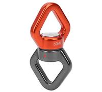 Qudinip Swing Device, Outdoor Climbing Safety Rotational Device Swing 360° Rotator Hanging Accessory for Yoga Aerial Dance Hammock (Gray Orange)