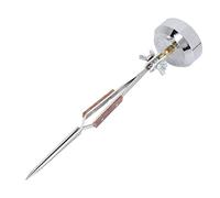 Qudinip Third Hand Stand with Tweezer for Jewelry Welding, Stable and Convenient 360 Degree Rotation, Perfect for Hobbyists, 1Pc in 45# Steel (Straight Mouth)