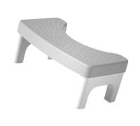 Qudinip Toilet Stool, Squatting Stool for Better Posture with Anti Slip Design, Portable Potty for Kids Adults Bathroom (Grey)