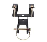 Qudinip Trash Can Coupler Hook, Heavy Duty Carbon Steel Garbage Bin Hauling Hook with Detachable Pin, for Wheeled Trash Containers on Lawn Gravel Mud Snow