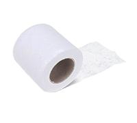 Qudinip Tulle Fabric Lightweight Glitter for DIY Craft Decoration 6cm X 25 Yards Suitable for Parties Weddings Birthdays (Bleach)