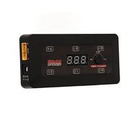Qudinip UP S6 1S LiPo Battery Charger with LED Indicator for Drones and RC Aircraft Models 6 Independent Ports Black Plastic 100x50x22mm