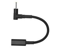 Qudinip USB C Female to 2.5x0.7mm DC Male Adapter Fast Charging Converter for Laptop 100W 5A Aluminum Alloy Portable 1 Unit