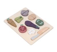 Qudinip Vegetable Cutting Puzzle Toy Set for Creative Play and Learning -