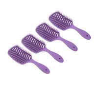 Qudinip Vent Paddle Brush Set 4pcs for Fast Blow Drying Eco-Friendly ABS Detangling Tool for Men and Women