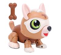 Qudinip Voice Control Robot Dog Toy MultiFunctional Cute Interactive Model for Kids 3 Years and Up Brown (Magic Pet Dog Brown [Finished Version])