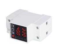 Qudinip Voltage Protective Device for High Safety Multifuntional Over Under Voltage Protector Switch Adjustable for Home Appliances Durable PC Material 1 Unit (63A)