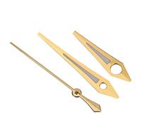 Qudinip Watch Hands Replacement Set with Elegant Design for ETA2824 Movement Made of Durable Metal Gold Silver 3 Pieces (Gold)