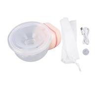 Qudinip Wearable Electric Breastfeeding Pump, LED Display Touch Control Rechargeable Milk Extractor Pump with Strong Suction Multi Modes for Nursing Mothers Noiseless Nighttime Use