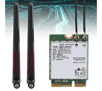 Qudinip Wireless Network Card AX201NGW with High Gain AC88U Antenna for Dual Band WiFi Connection At Home or Office