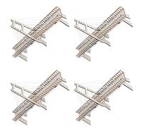 Qudinip Wooden Bridge Kit Educational DIY Puzzle Set for Children Over 5 Years Old, 28x6.5x17cm, Fun Learning Toy