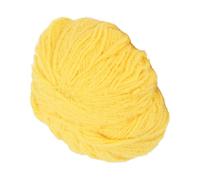 Qudinip Yellow Wool Yarn Soft & Fluffy Knitting Yarn for Beginners Ideal for Crafting Toys and Accessories, 1 Piece