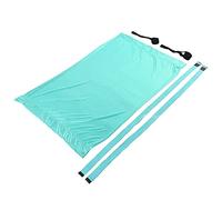 Qudinip Yoga Hammock Flexible Aerial Swing for Home Use Comfortable Polyester Cotton 2 Units (dark Blue)