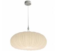 qudkdhs Modern Bedroom Pendant Lights, Nordic Retro Oval Shape PE Shade Hanging Pendant Lamp, Adjustable Cord Three Color Dimming Chandelier for Kitchen Island Hallway Dining Room(30cm)