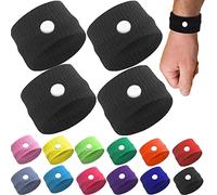 QUDOOS 2 Pairs WeiMax Sugar Control Wristband, Blood Sugar Control Wristband, Regulate Blood Sugar Levels, Blood Sugar Control Ring (Color : Black, Size : 2 Pairs)
