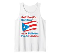 Qué Bonita Bandera Puerto Rico Pride Design Tank Top