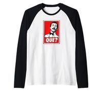 Que Manuel Classic British Comedy Fawlty Towers Quote Design Raglan Baseball Tee
