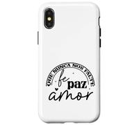Que nunca nos falte Fé, Paz, Amor Case for iPhone X/XS