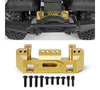 Que-T 118g Heavy Duty Brass Front Bumper Servo Mount for TRX-4 TRX4 1/10 Scale RC Crawler Car