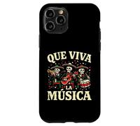 Que Viva la Musica Cinco De Mayo Skeleton Mariachi Band Tee Case for iPhone 11 Pro