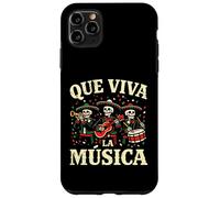 Que Viva la Musica Cinco De Mayo Skeleton Mariachi Band Tee Case for iPhone 11 Pro Max