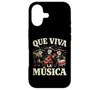 Que Viva la Musica Cinco De Mayo Skeleton Mariachi Band Tee Case for iPhone 17