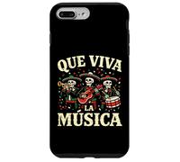 Que Viva la Musica Cinco De Mayo Skeleton Mariachi Band Tee Case for iPhone 7 Plus/8 Plus