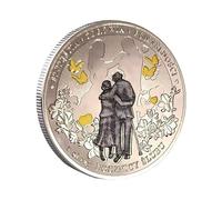 QUEAMBLER Forever Love Coin Romantic Happiness Coin Gifts Coin Gifts for Wedding Anniversary