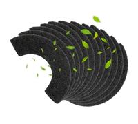 QUEARN 12 Pack 0.5" Thickened Activated Carbon Filters Compatible with LR 4 Connect, Automatic Cat Litter Box Filters Replacement Charcoal Filter Sheet to Absorb Odors Control Pet Damp Keep Home Fresh