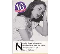 Queasy, 16th Birthday, Greetings Card, 159x235mm
