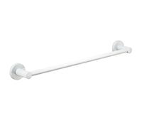 QUEAWOQ Bath Single Towel Bar Rail, Wall Mounted White Towel Rail, Round Towel Holders for Hardware Kitchen Toilet, Screws Mounting, 30cm-98cm Optional (Size : 60cm) Octopus feet