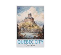 Quebec City Canada，Jigsaw Puzzles 1000 Pieces for Adults, Classic Puzzle Kids Puzzle Challenging and Difficult Puzzles for Adults and Teens（38x52cm）-FS14