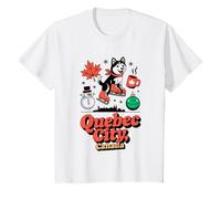 Quebec City Canada Winter Charm Maple Leaf Souvenir T-Shirt