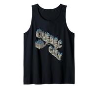 Quebec City Steps Canada - Vintage Canadian Souvenir Tank Top