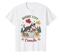 Quebec City Winter Adventure Canada Maple Souvenir T-Shirt