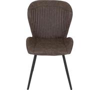 Seconique Quebec Dining Chair X 4 - Brown Pu, Brown