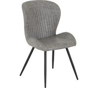 Seconique Quebec Dining Chair X 4- Grey Pu, Grey