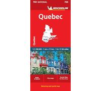 Quebec - Michelin National Map 760 (Michelin, 760) - Cover May Vary
